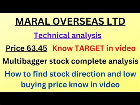 maral overseas ltd share price